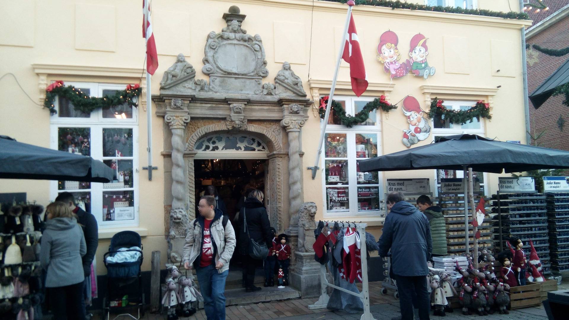 Det Gamle Apotek in Dänemarks Weihnachtsstadt Tondern
