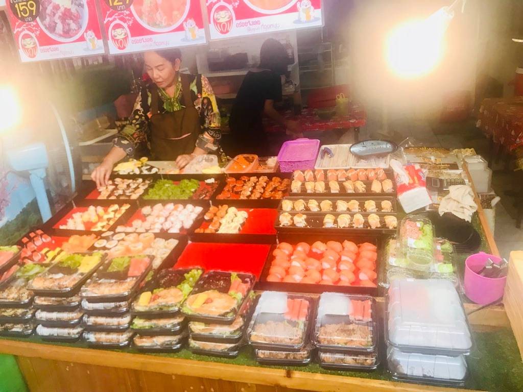 Sushi in the street