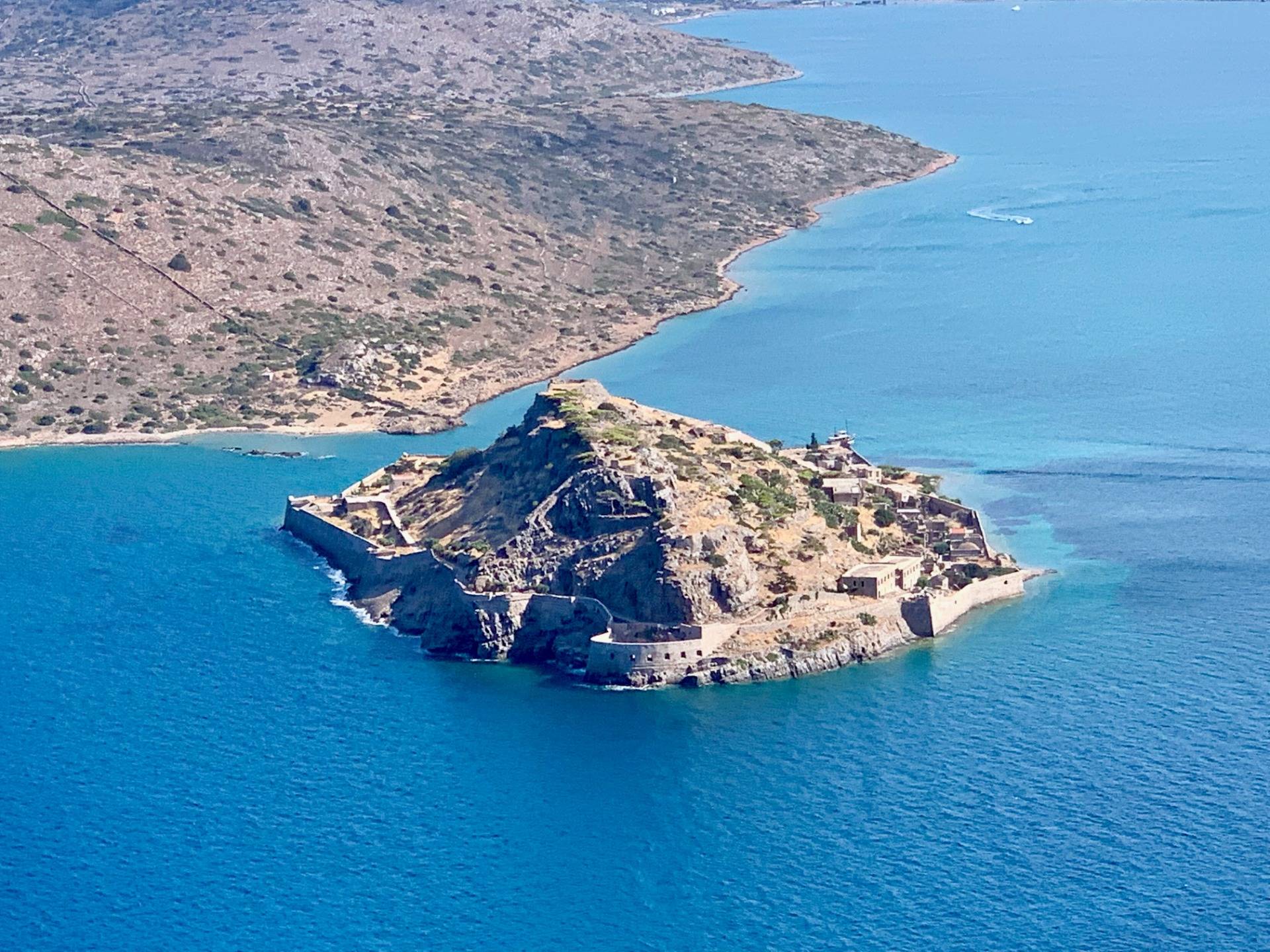 A view from above to Spinalonga