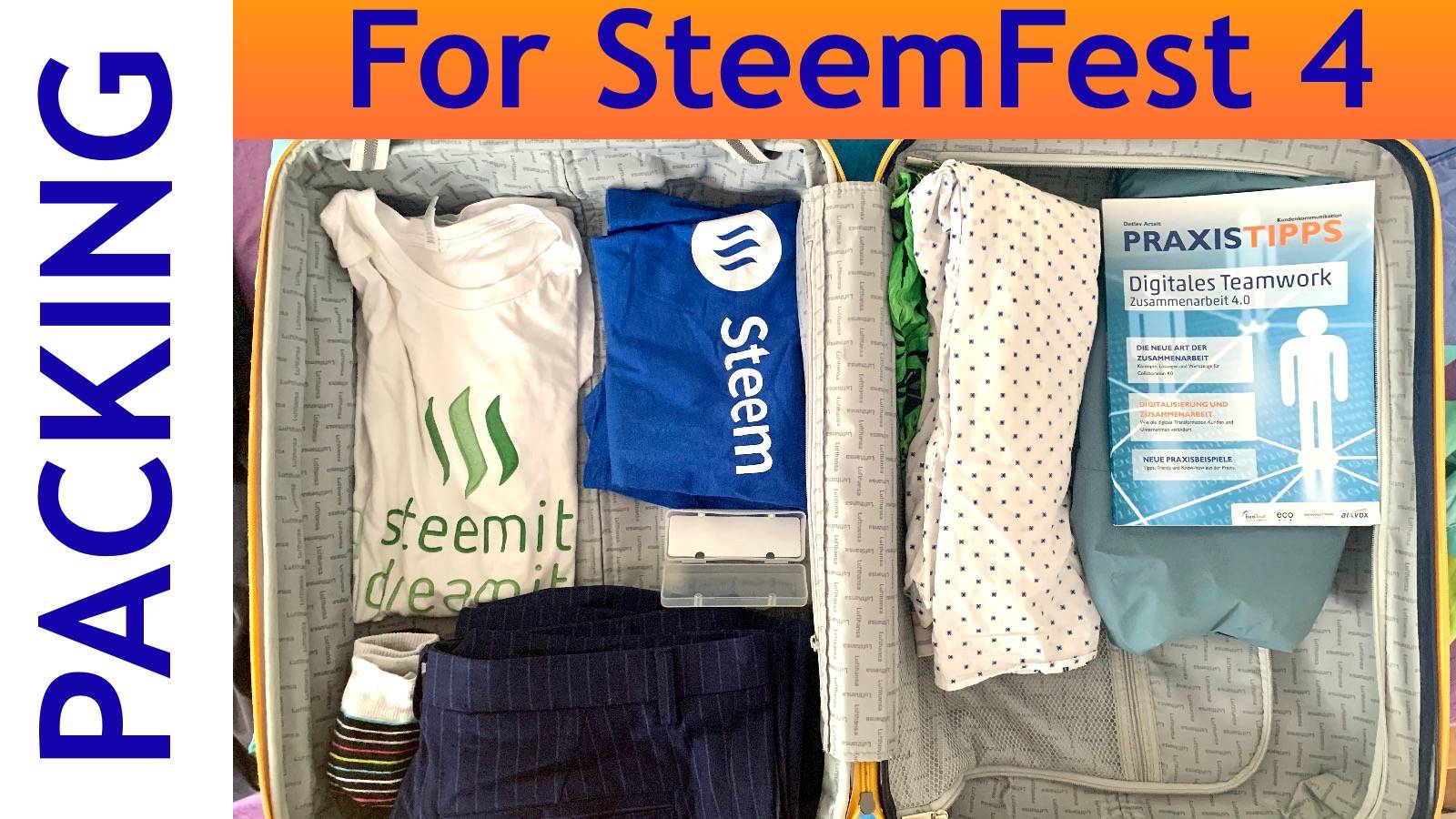 SteemFest 4 - packing my stuff for Bangkok