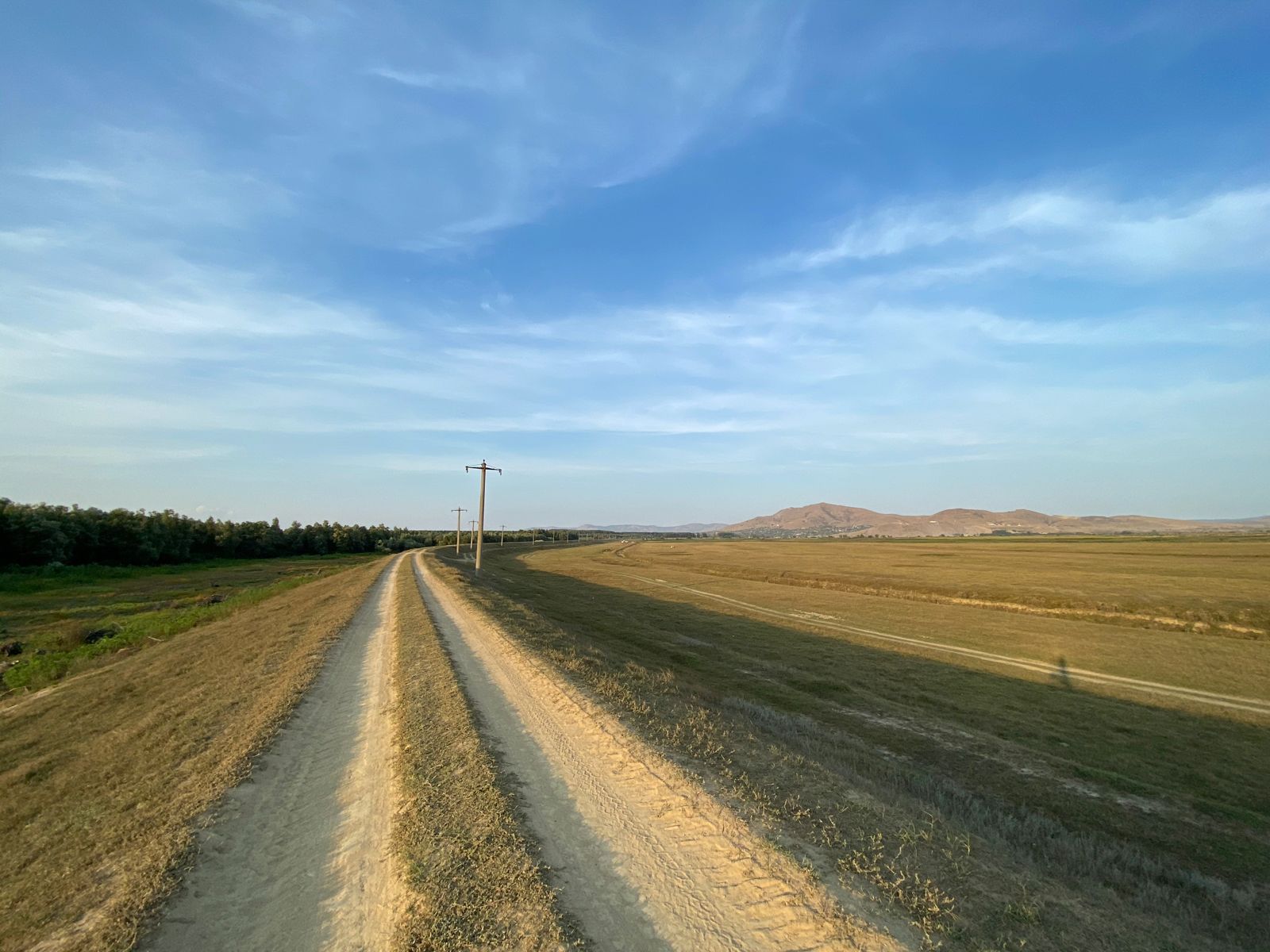 Macin Mountains (467m) in the back are the oldest in Romania