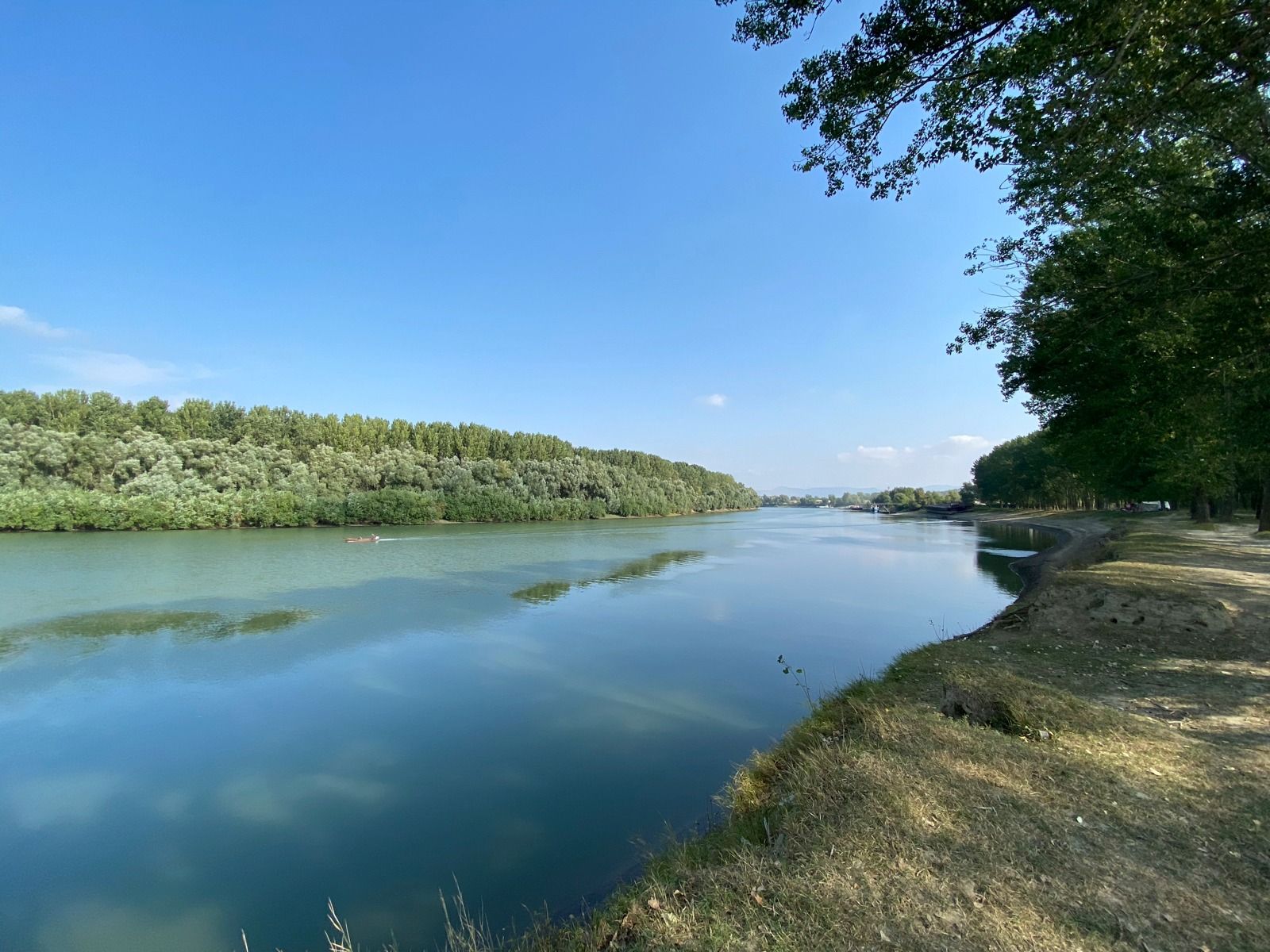 View of the Macin branch outside Turcoaia