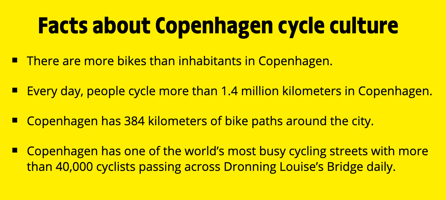 Source: Copenhagen is the best cycling city in the world