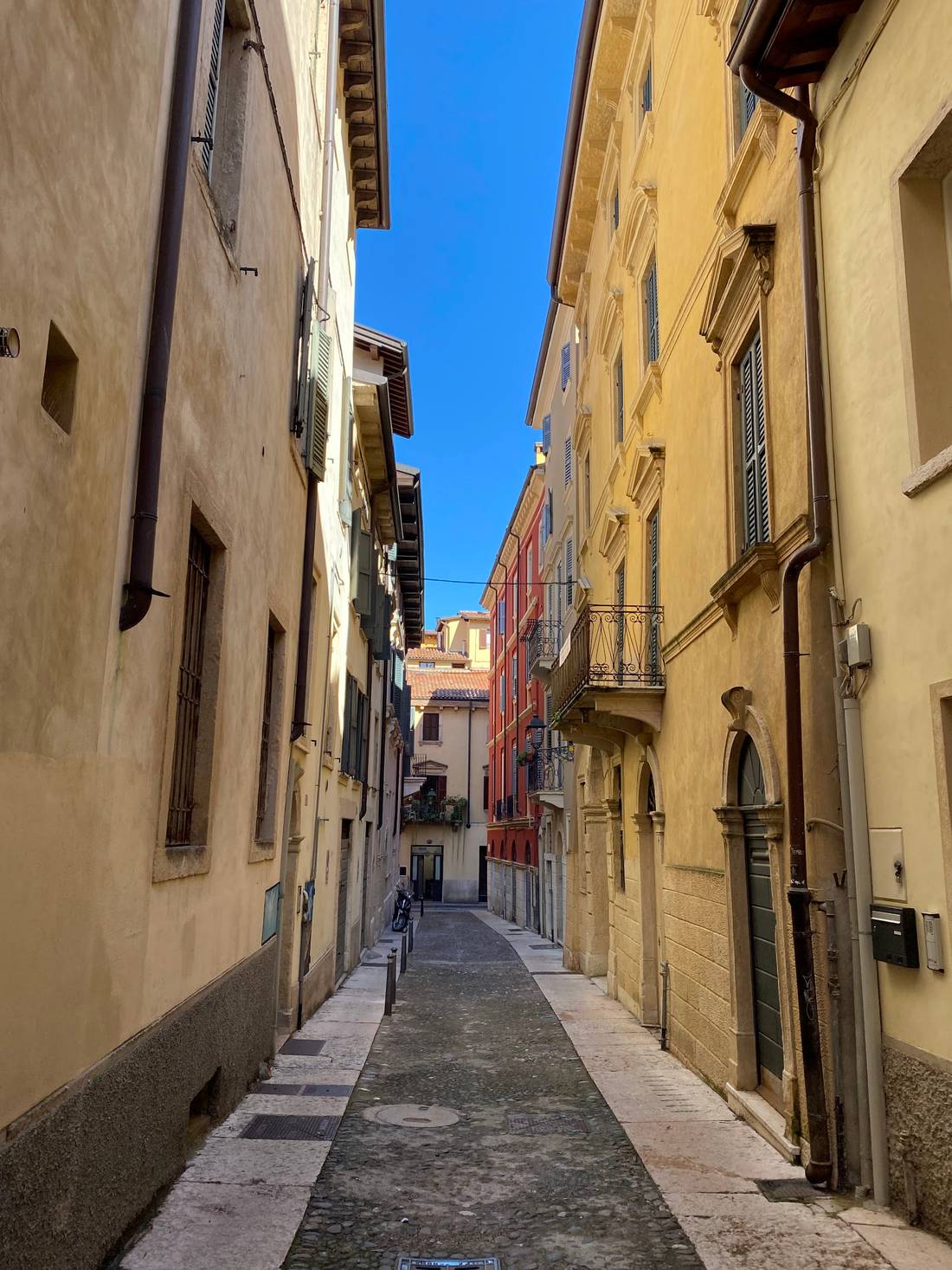 Walking on the old streets of Verona is like time travel