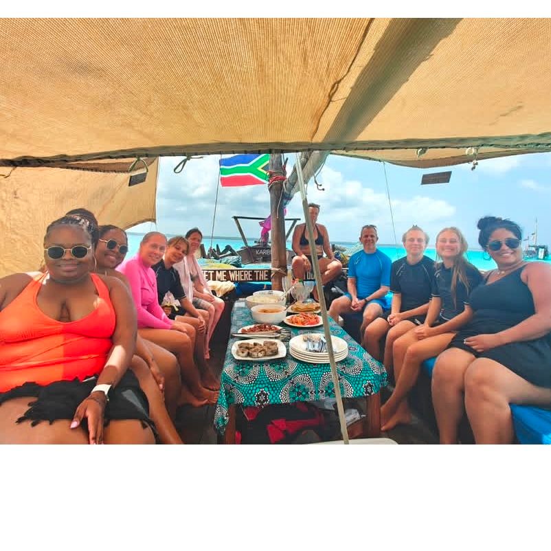 Mnemba tour enjoy some local foods