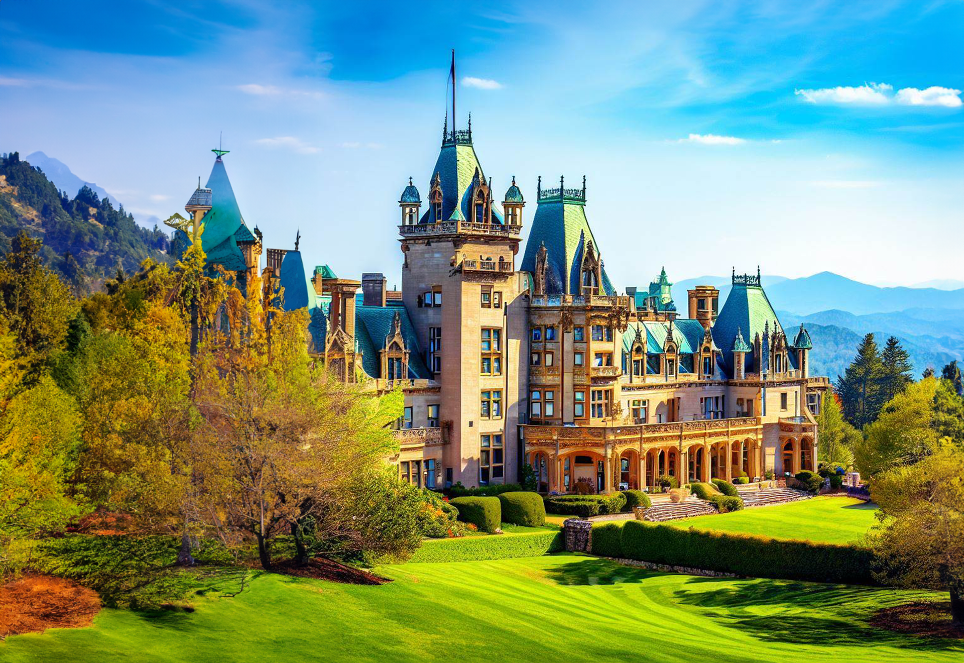 the historic Biltmore Estate in Asheville.