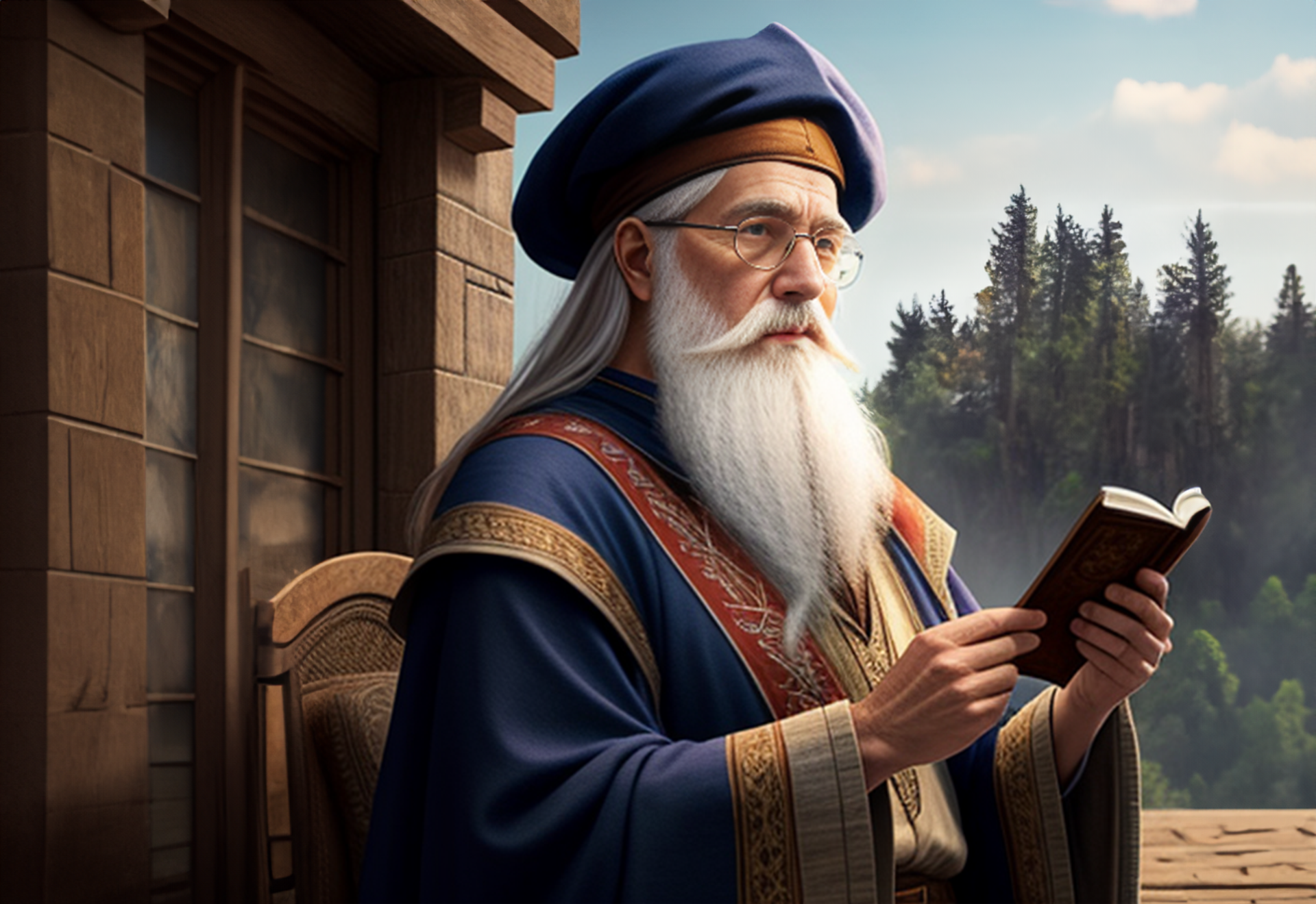 Tharion, a wise scholar