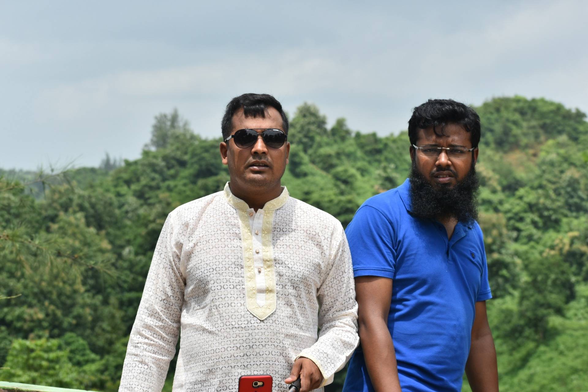 In front of himchari hill