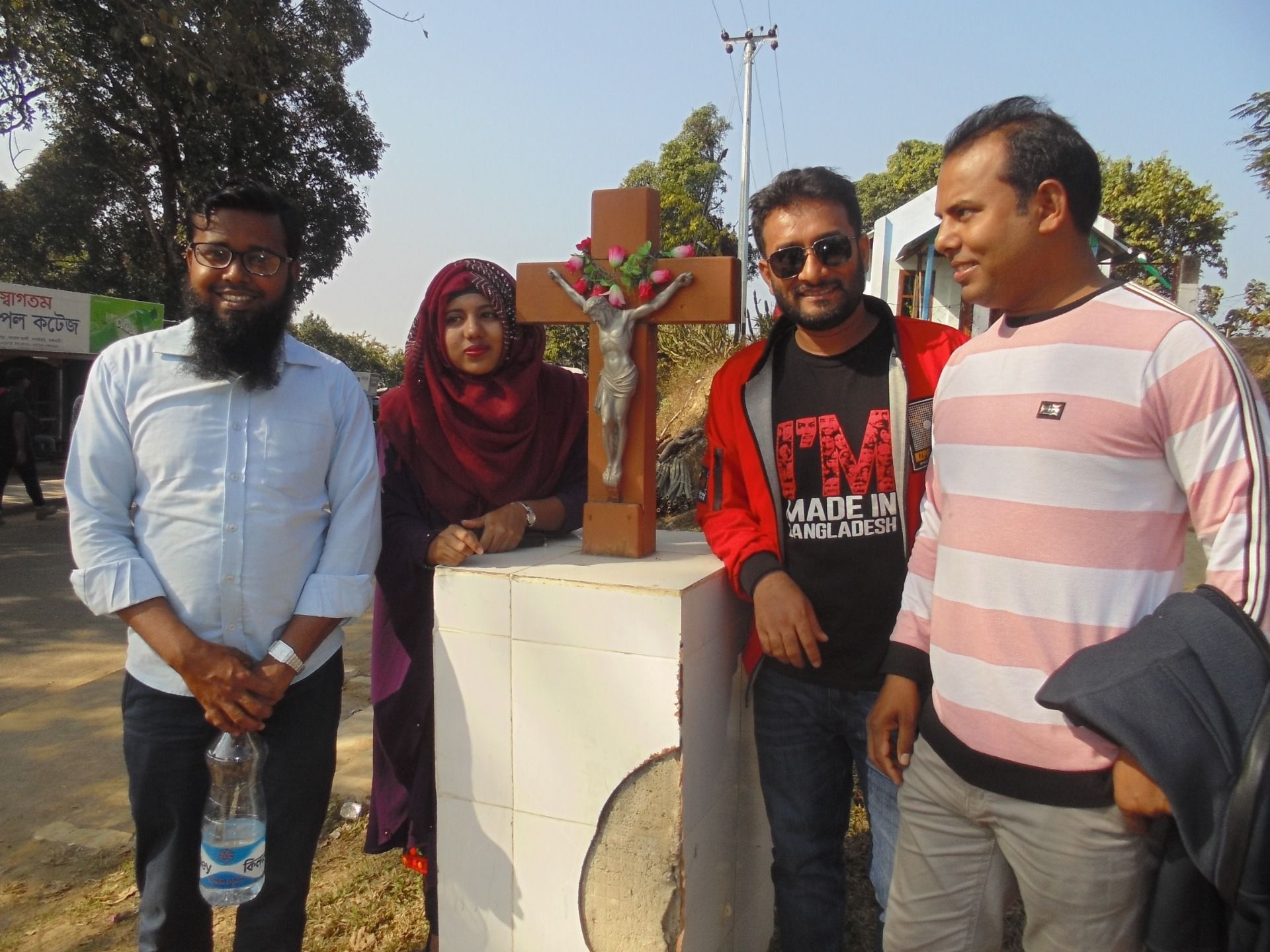 Another in front of Church