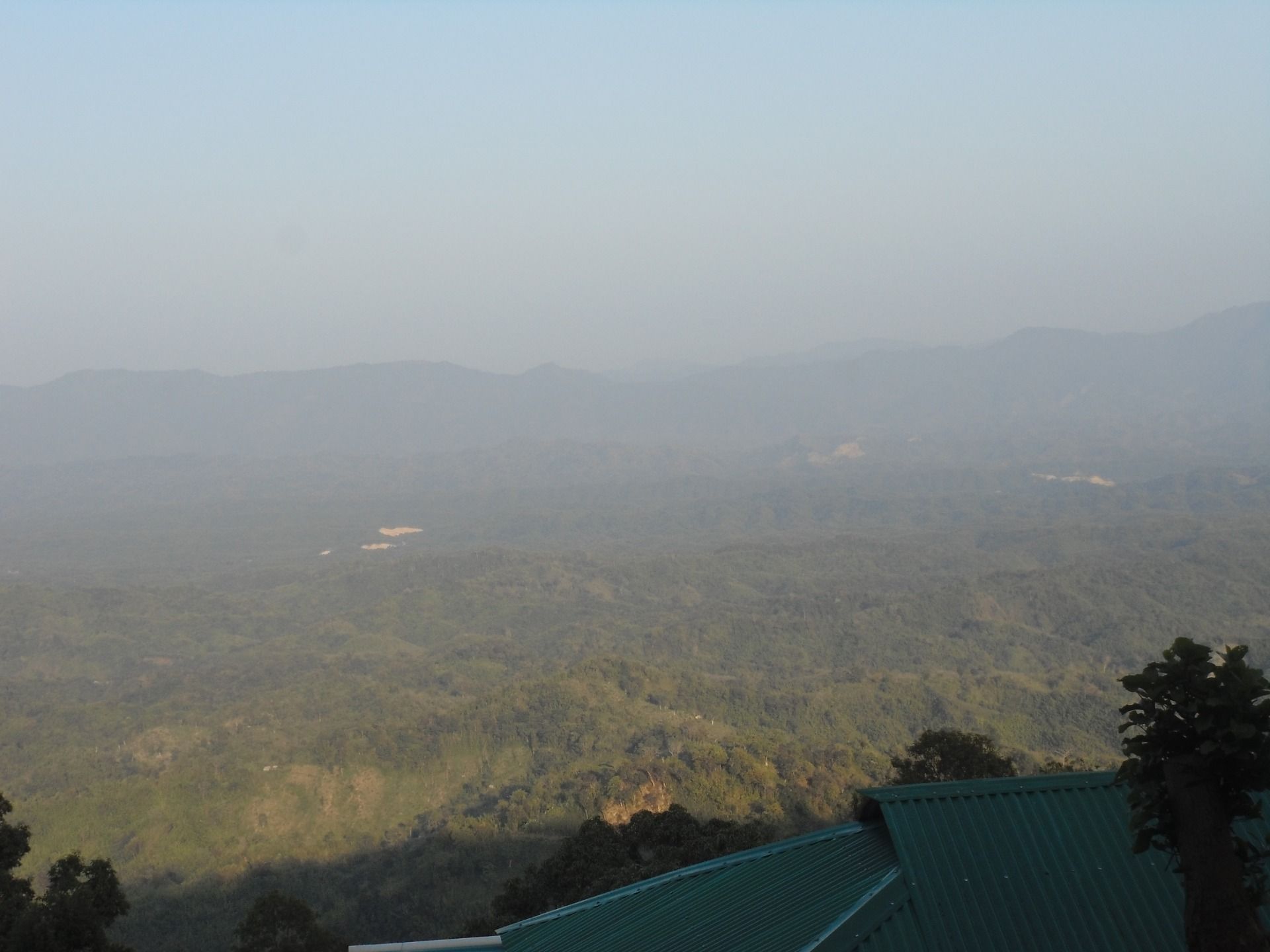 The hills of India is visible from here