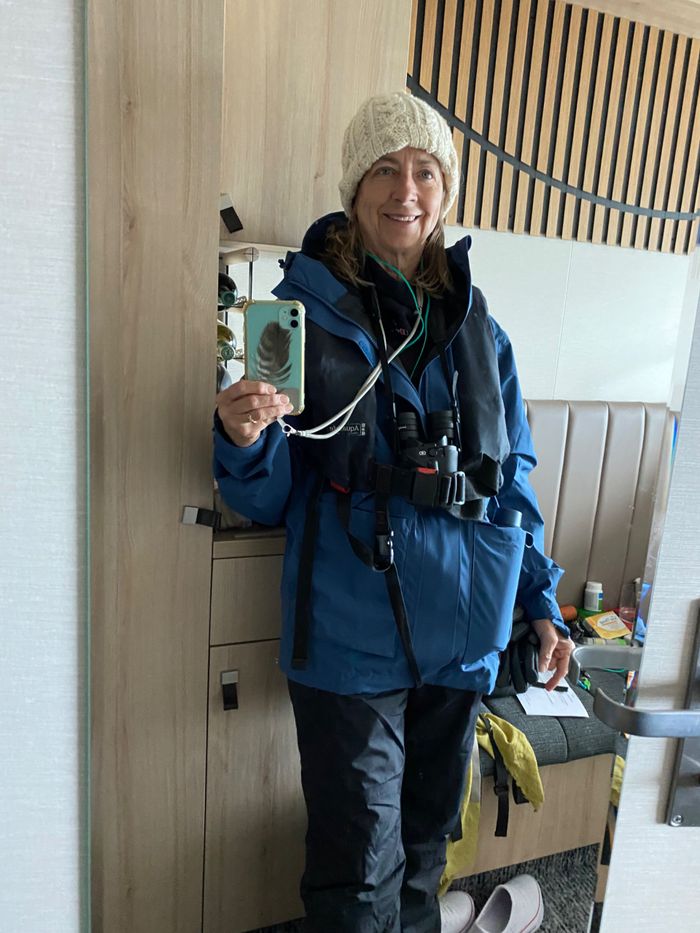 First attempt to dress up warmly.