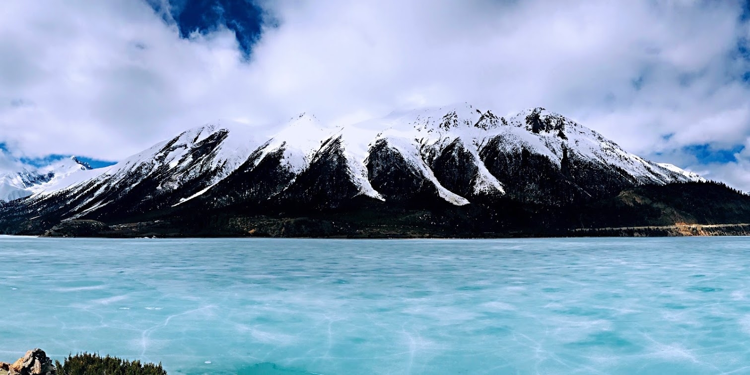 Road trip to Tibet , Day 8(#1)---Amazing frozen lake !