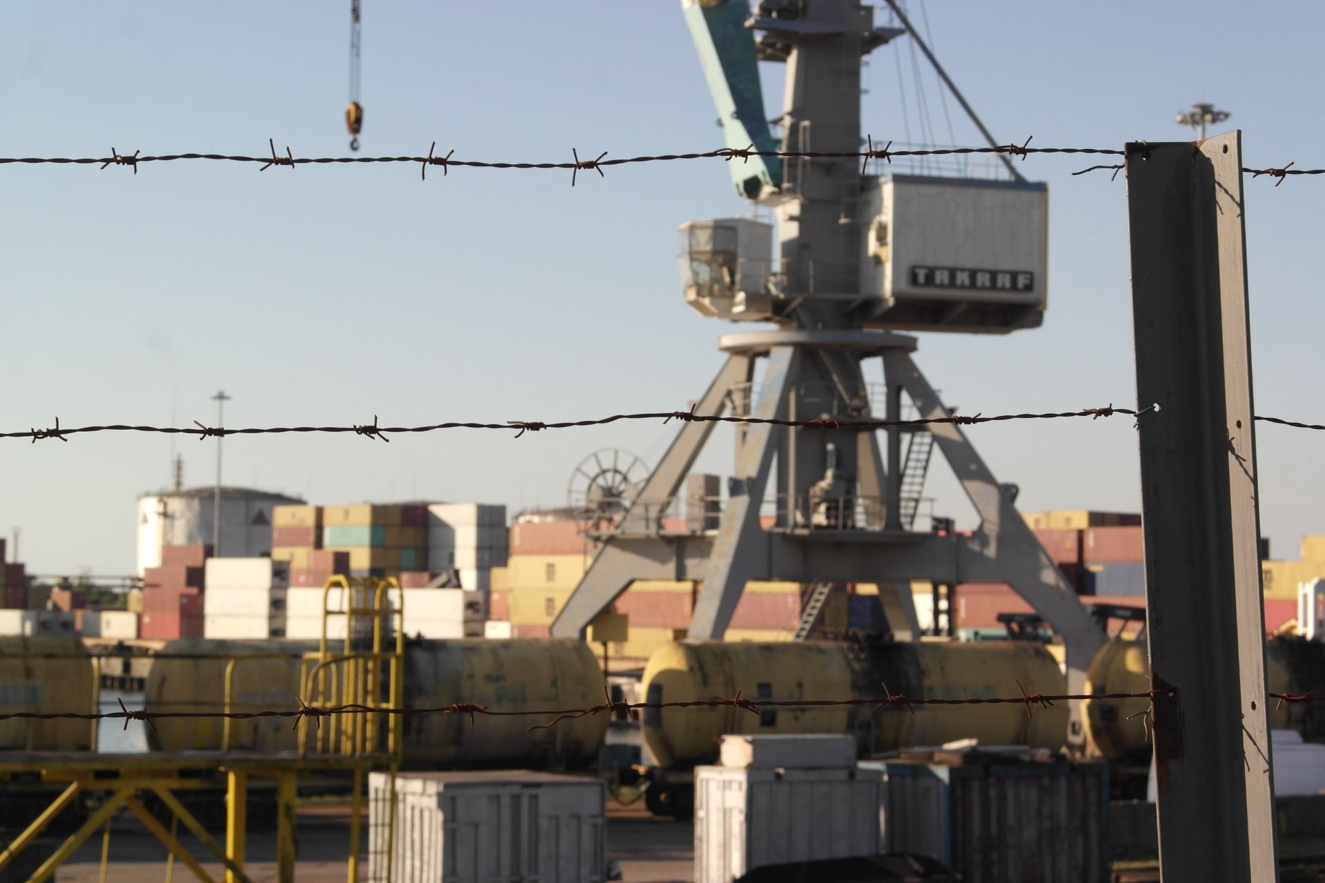 Batumi’s industrial harbor. An important regional base.