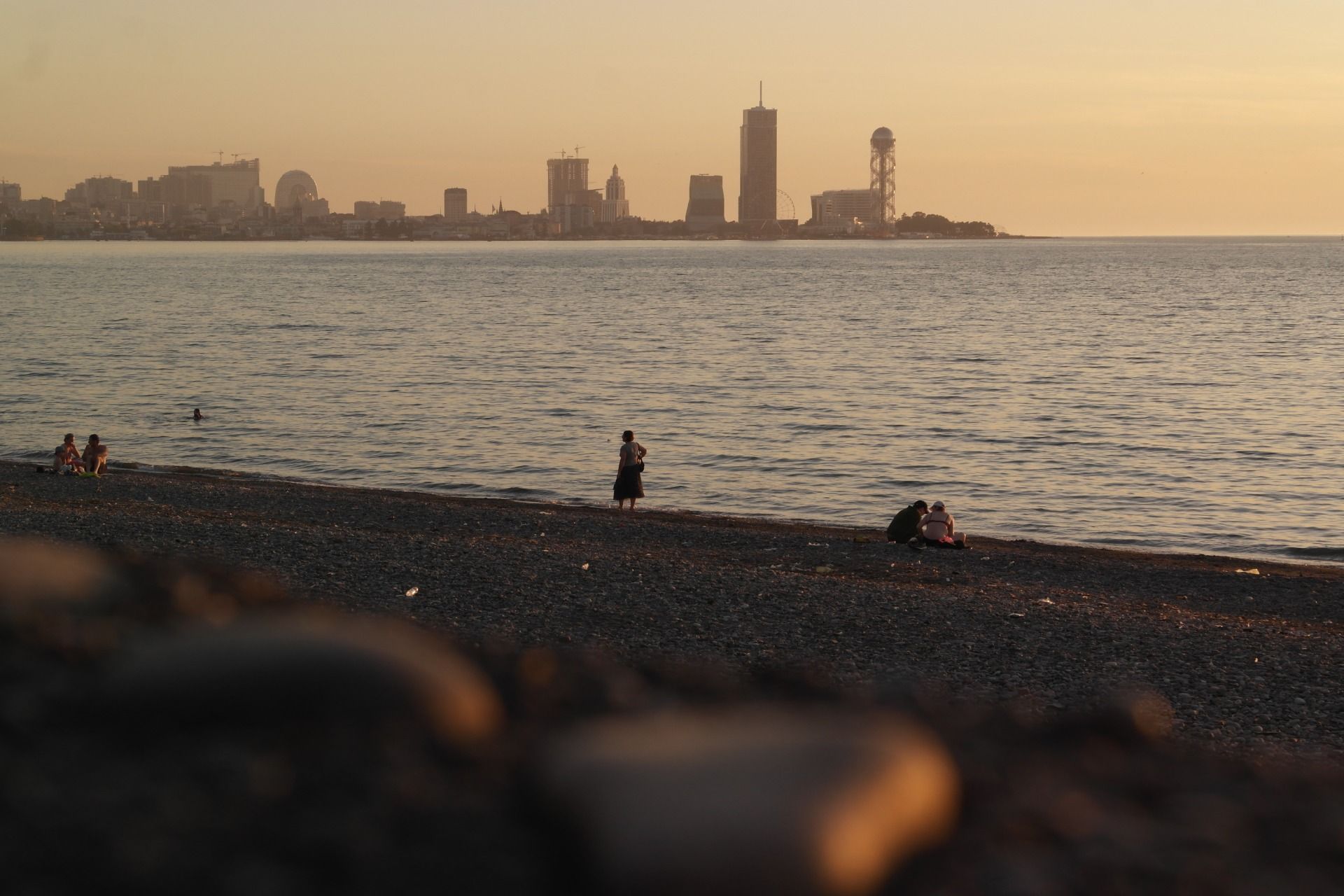 I didn't had balls to swim there. [Honest Review Batumi]