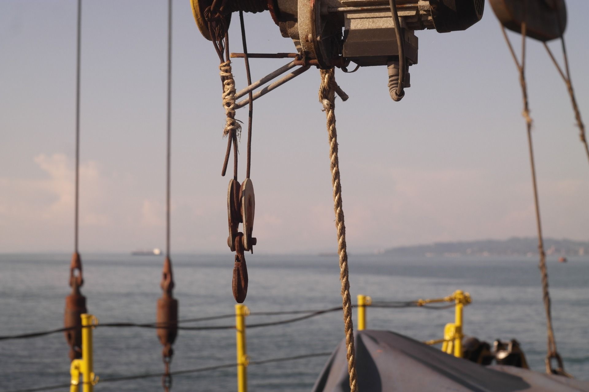 Different types of ropes, serving various tasks.