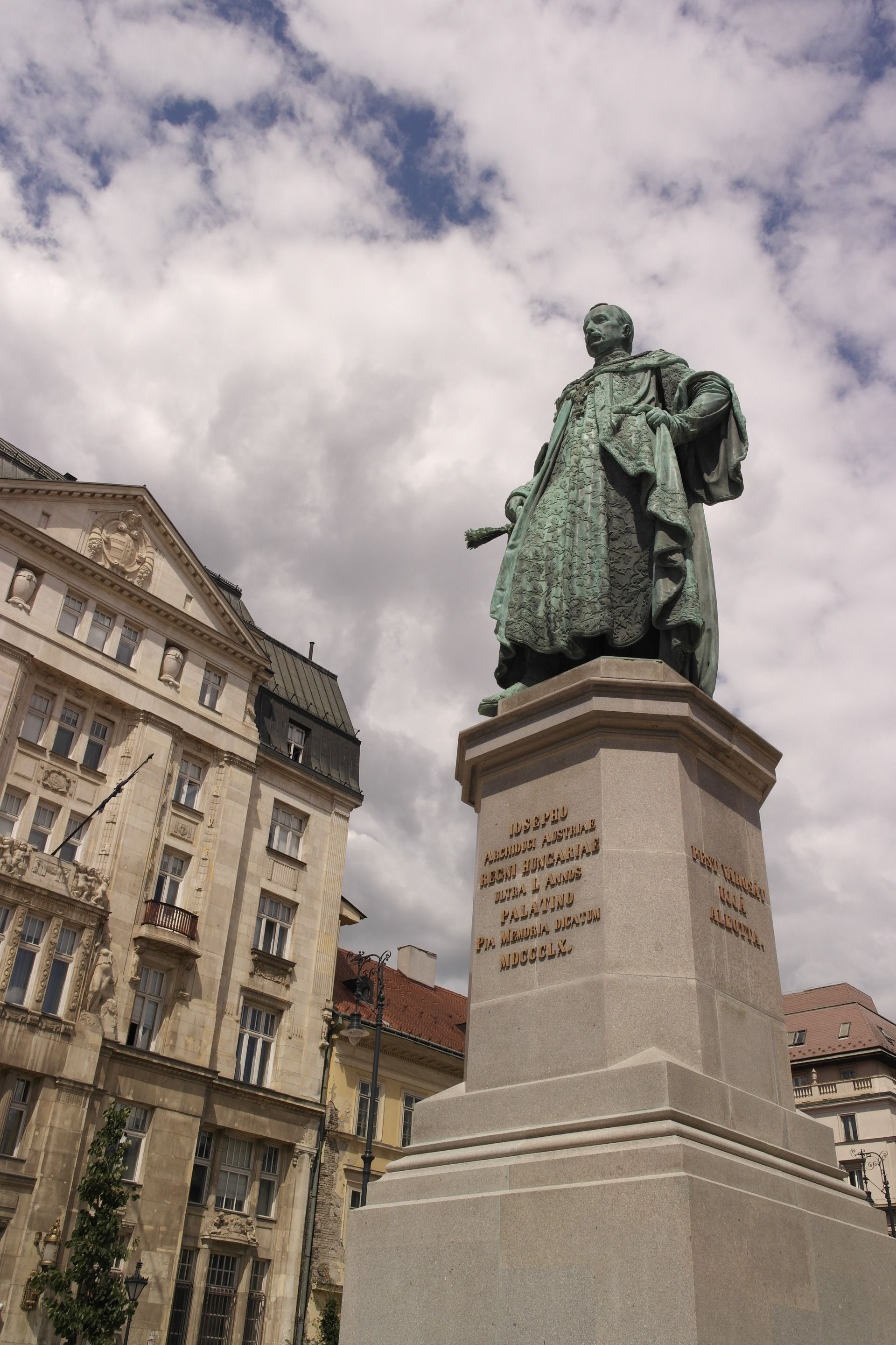 The city is full of statues which are still standing strong.
