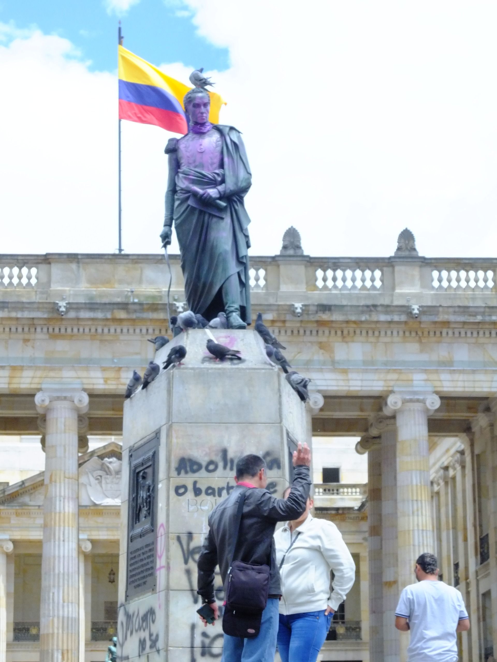 Arrival to the country of Simon Bolivar...