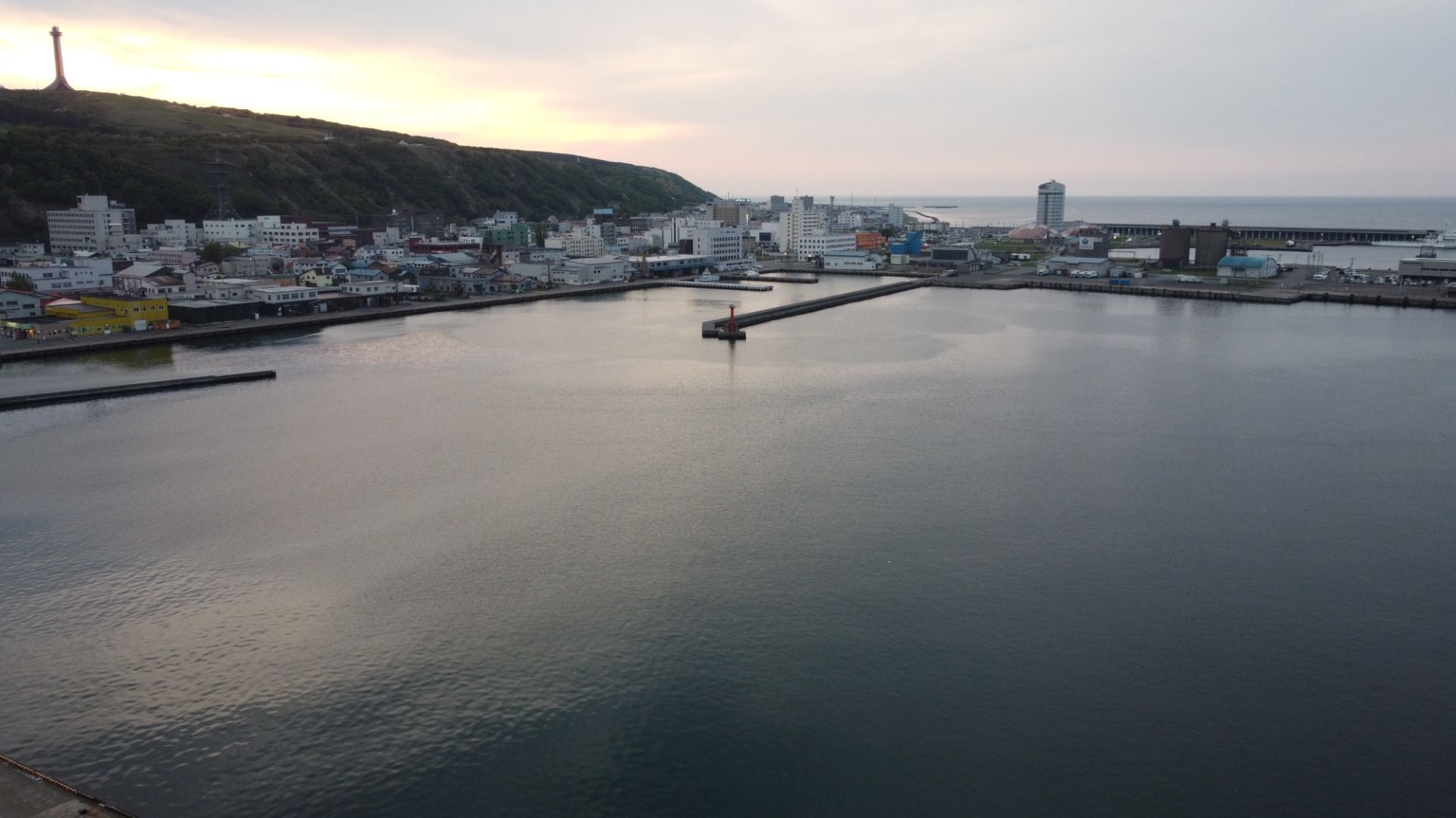 Looking from the Habour Entrance