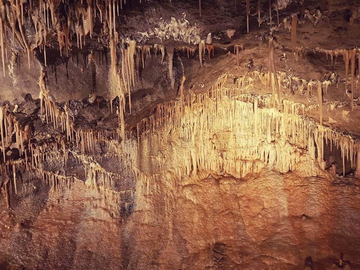 Going Underground in Treak Cliff Cavern, Derbyshire