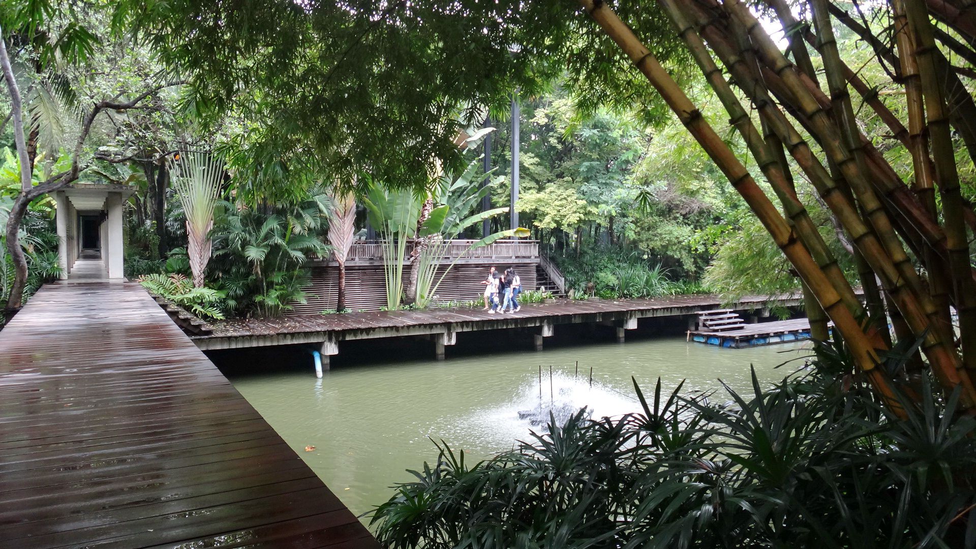 Visiting the Green Campus of Mahidol University in Bangkok.