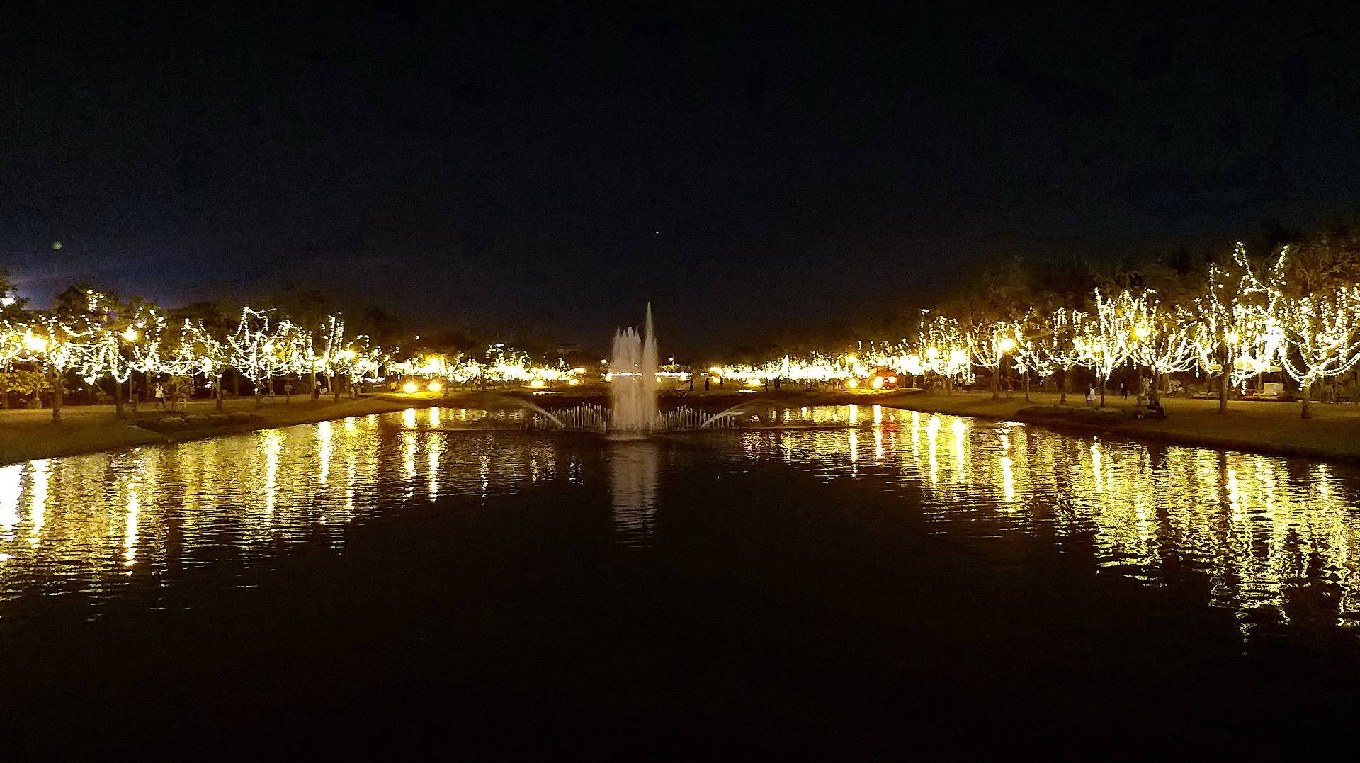 King Rama IX Park by Night Reflections !!