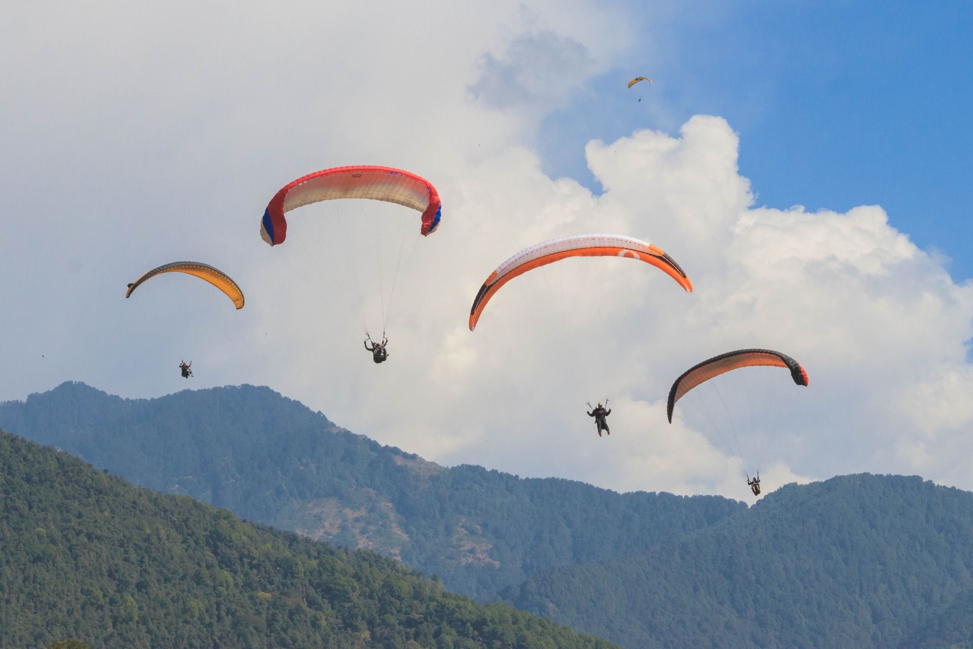 A Colorful Journey through Paragliders of Himachal Pradesh