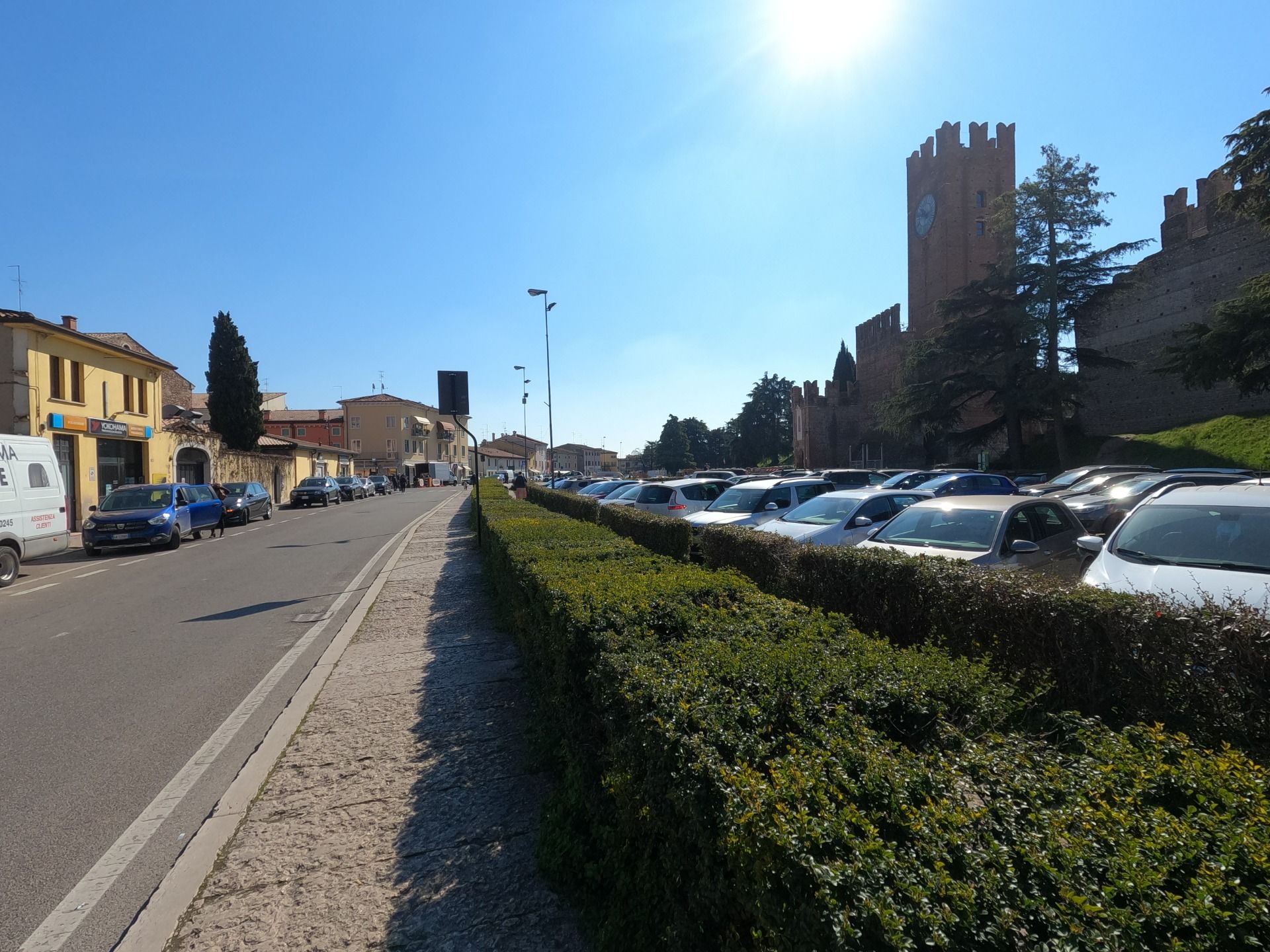 Antiques market of Villafranca in the province of Verona- Italy