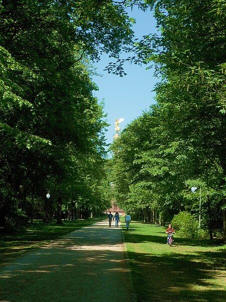 The Tiergarten, a park in Berlin-Mitte