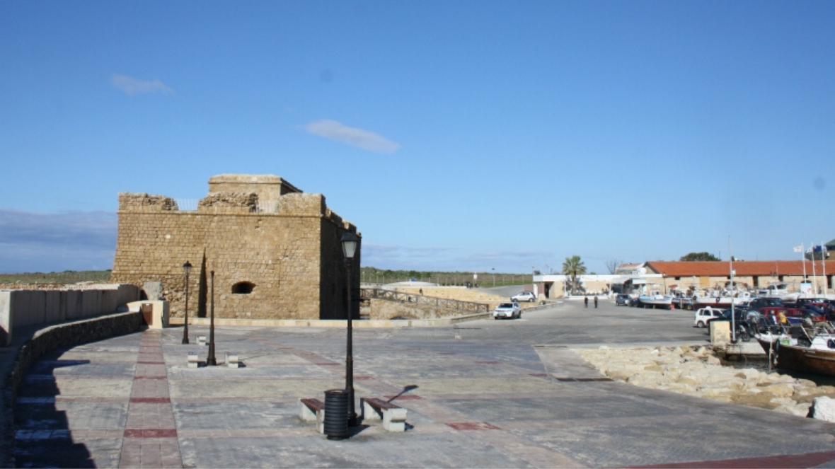 Paphos Castle: it was originally built as a Byzantine fort to protect the harbour.