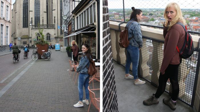 My cousin Paulina and Kamile in Zvole, Netherlands [1/3]