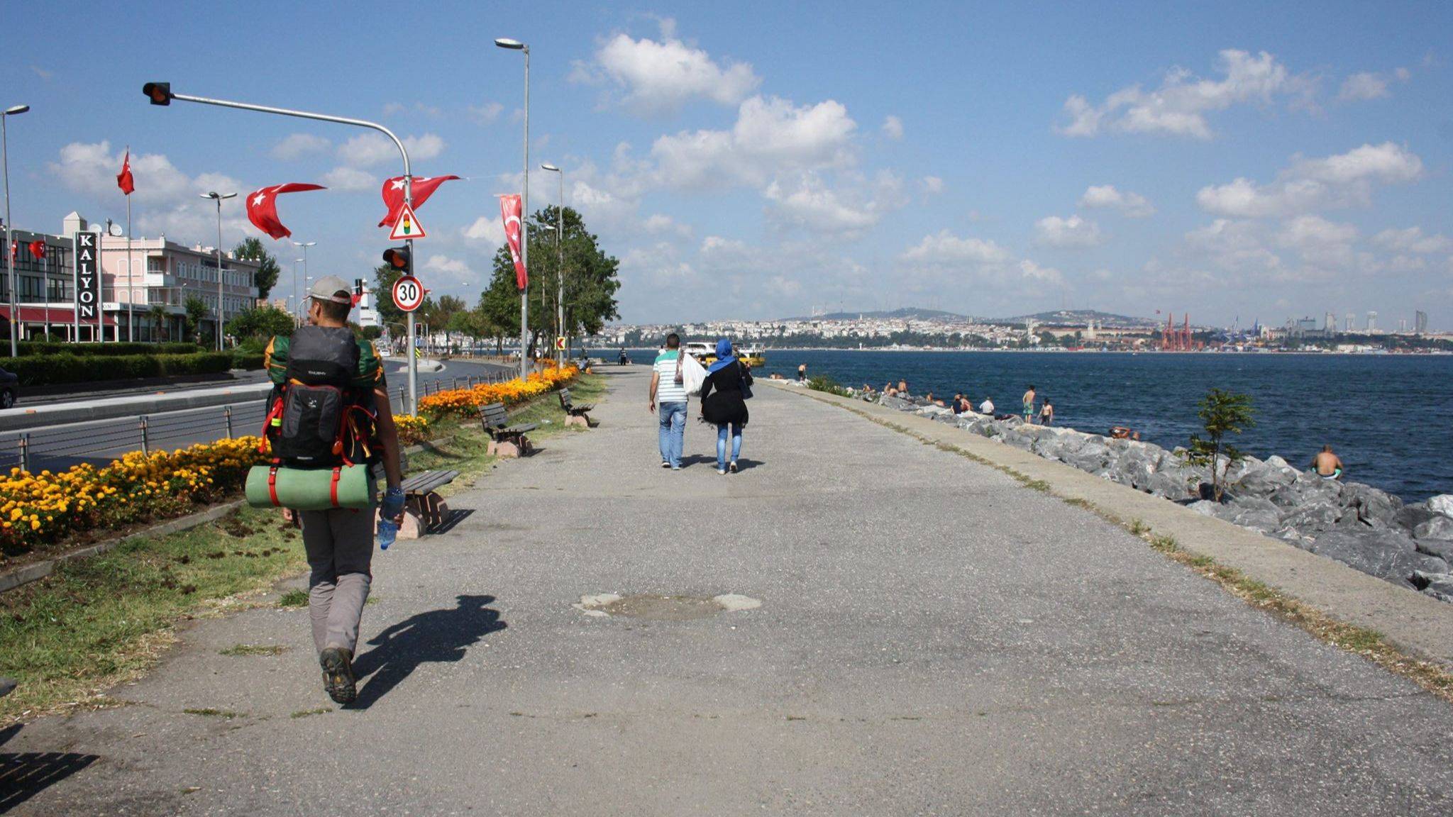The shore of Bosphorus