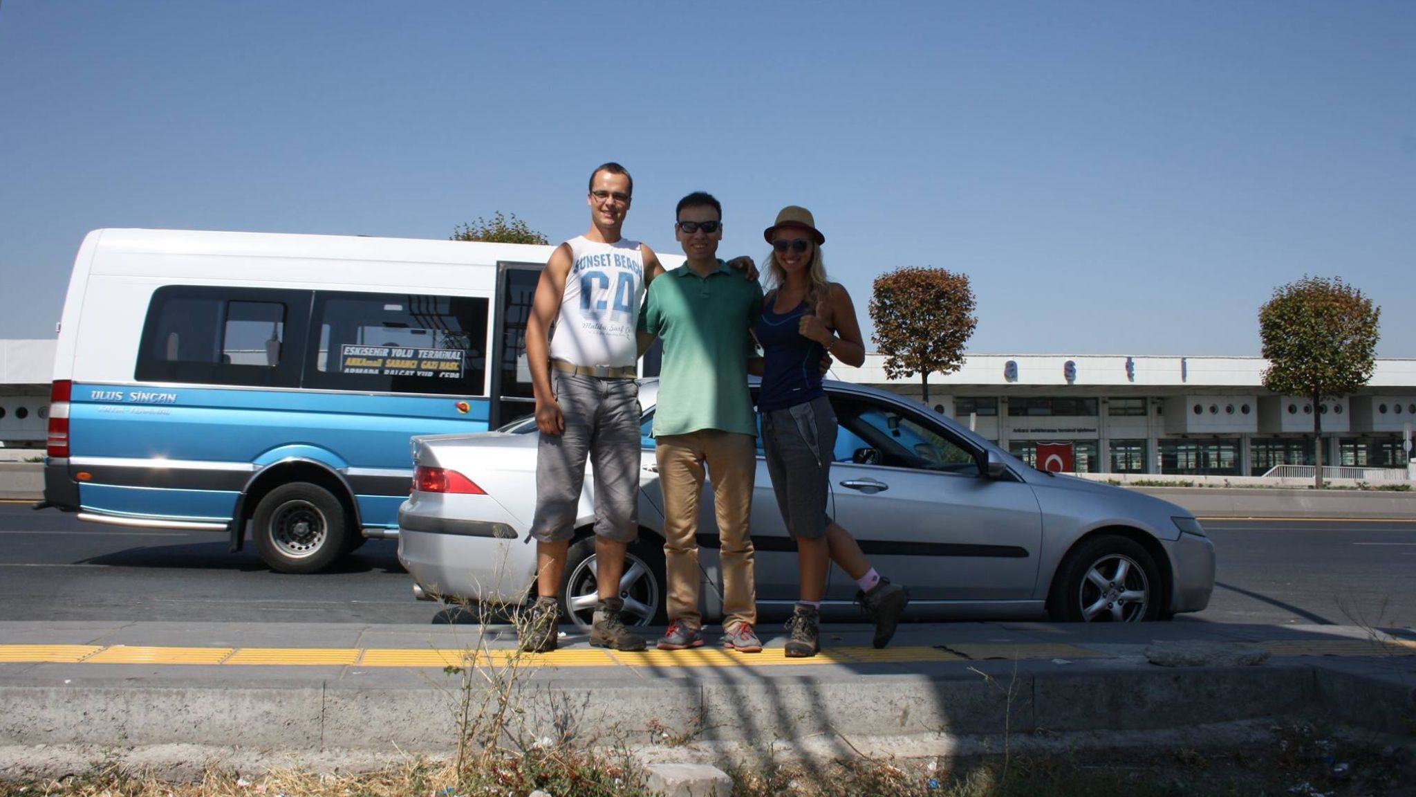 Saying farewell to Mahir. We spent two days in his cozy home