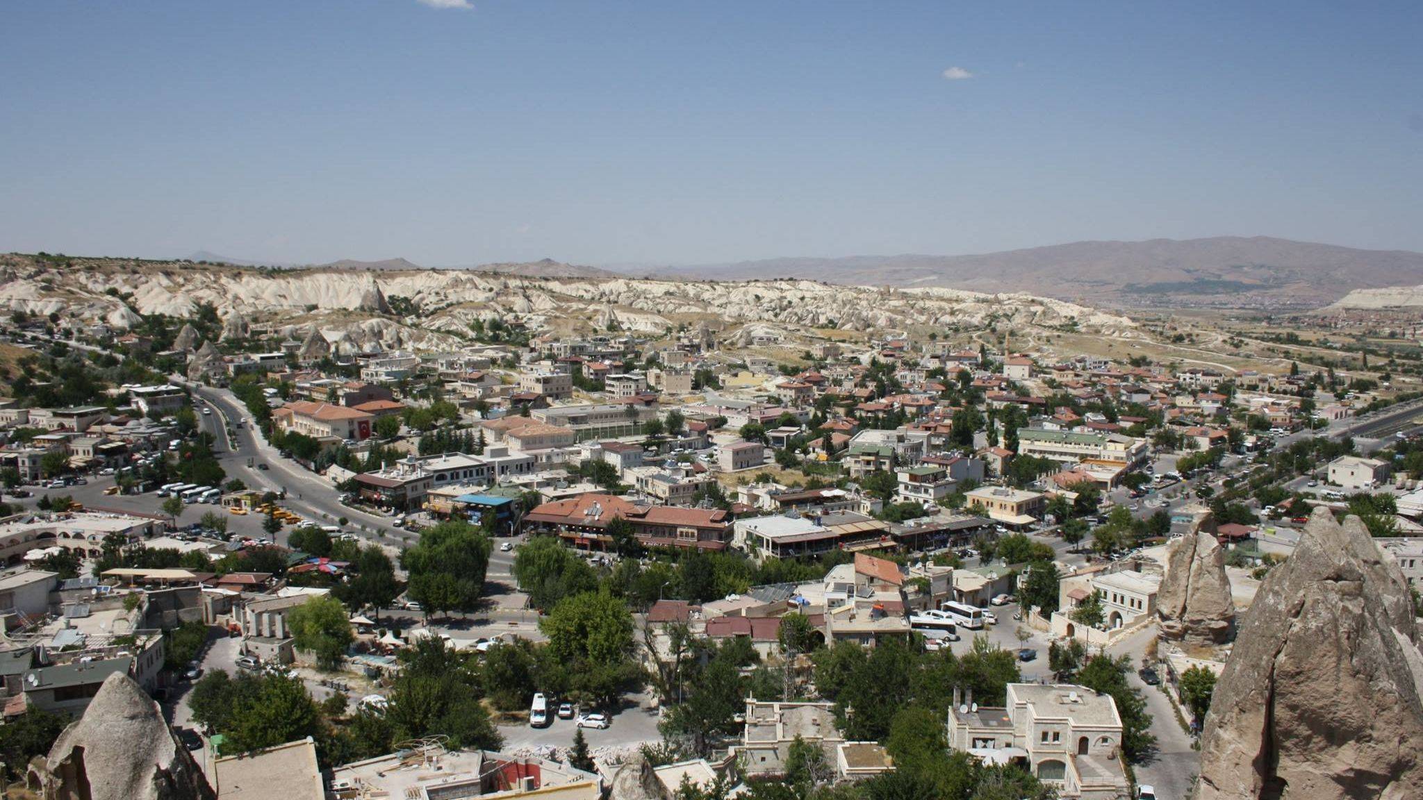 Nevsehir: a city in the Central Anatolia region. The name is derived from the Persian Naw-Shahr, meaning ”New City”