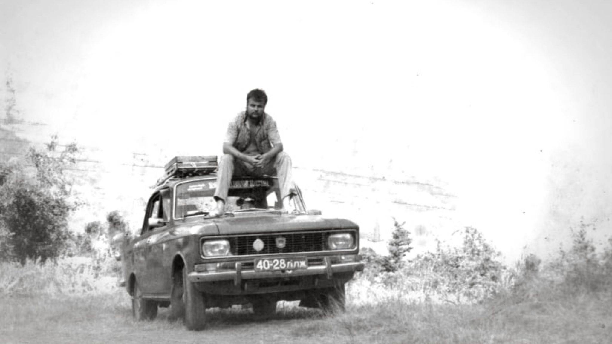 My father Gintautas Šlevas, on a trip to the Black Sea, 1990.