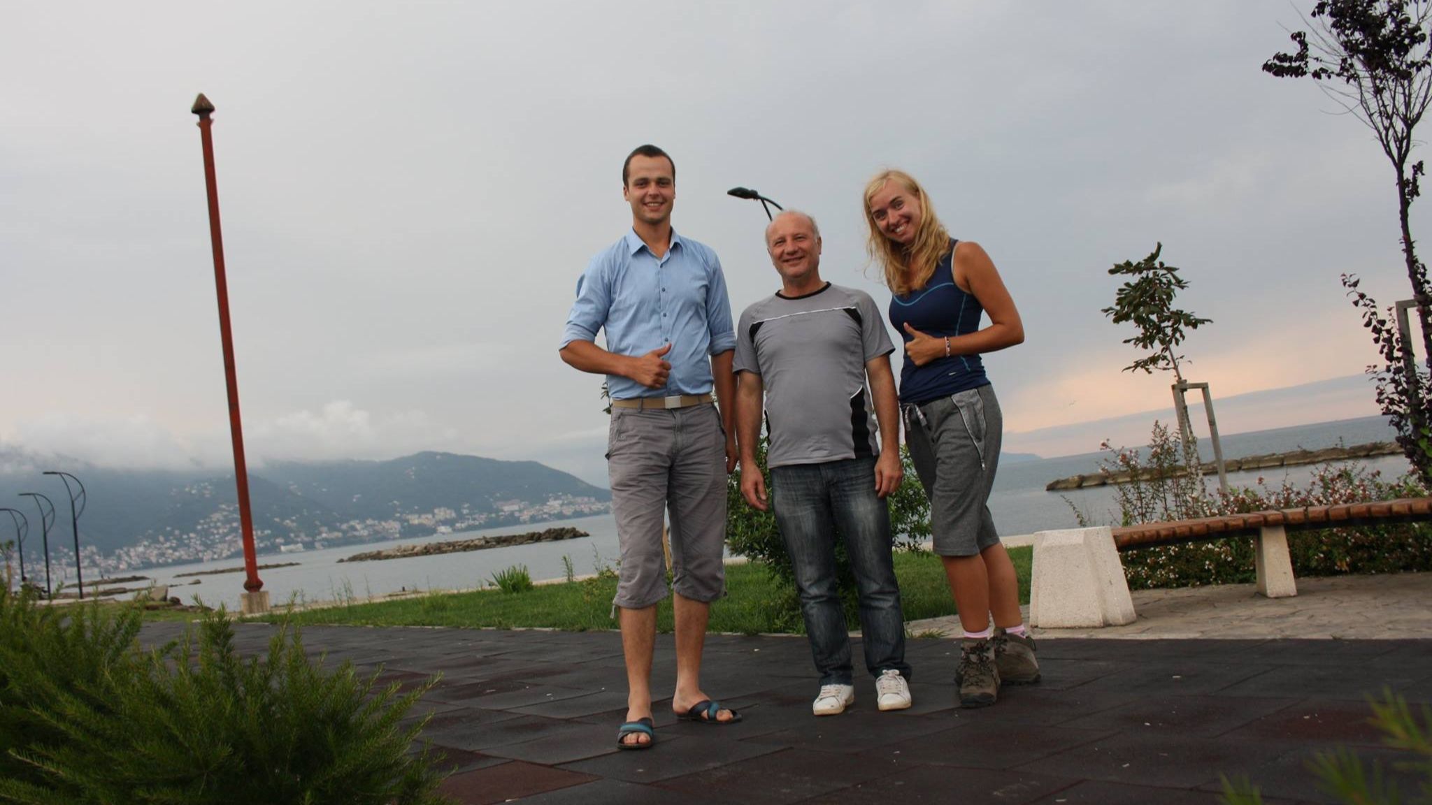 At Ordu Beach with Ömer Faruk