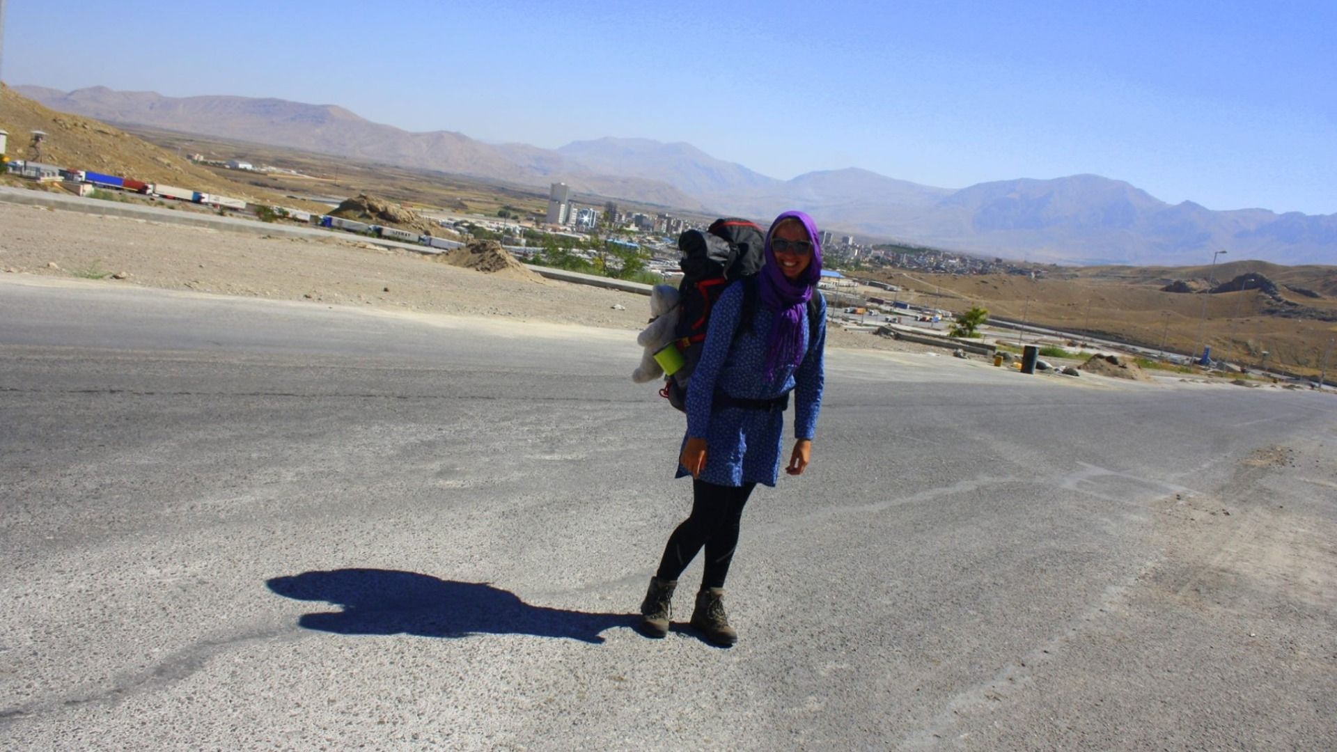 Bazargan - the first city we found on the other side of the Turkish-Iranian border