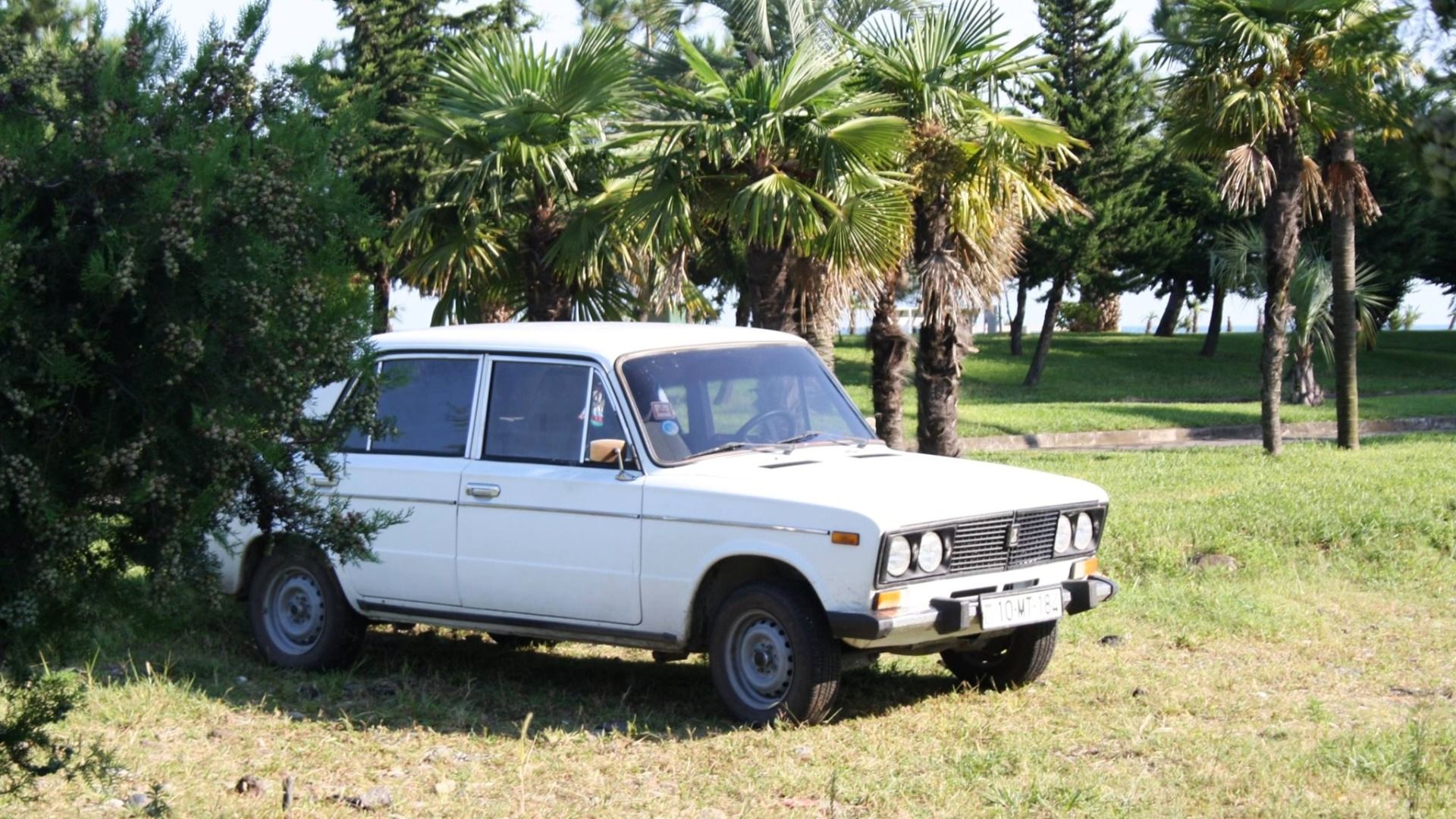 Mehdi’s ride. The Azerbaijani traveler came to Batumi for vacation