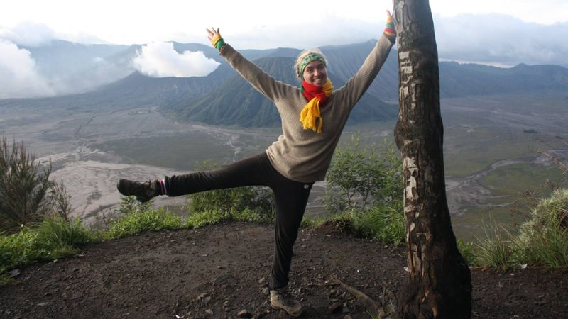 Kamilė Jokšaitė Šlevienė by the Mount Bromo [2/3]