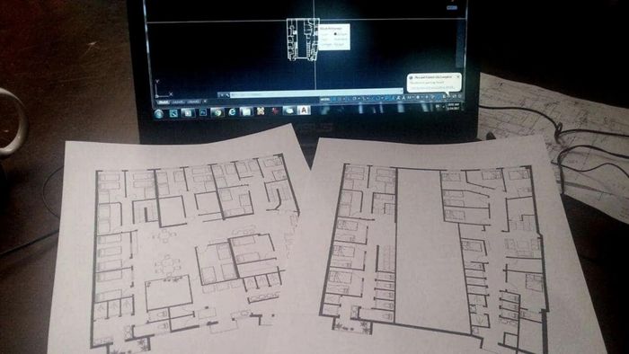 Kamile was responsible for doing some floor plans on Autocad