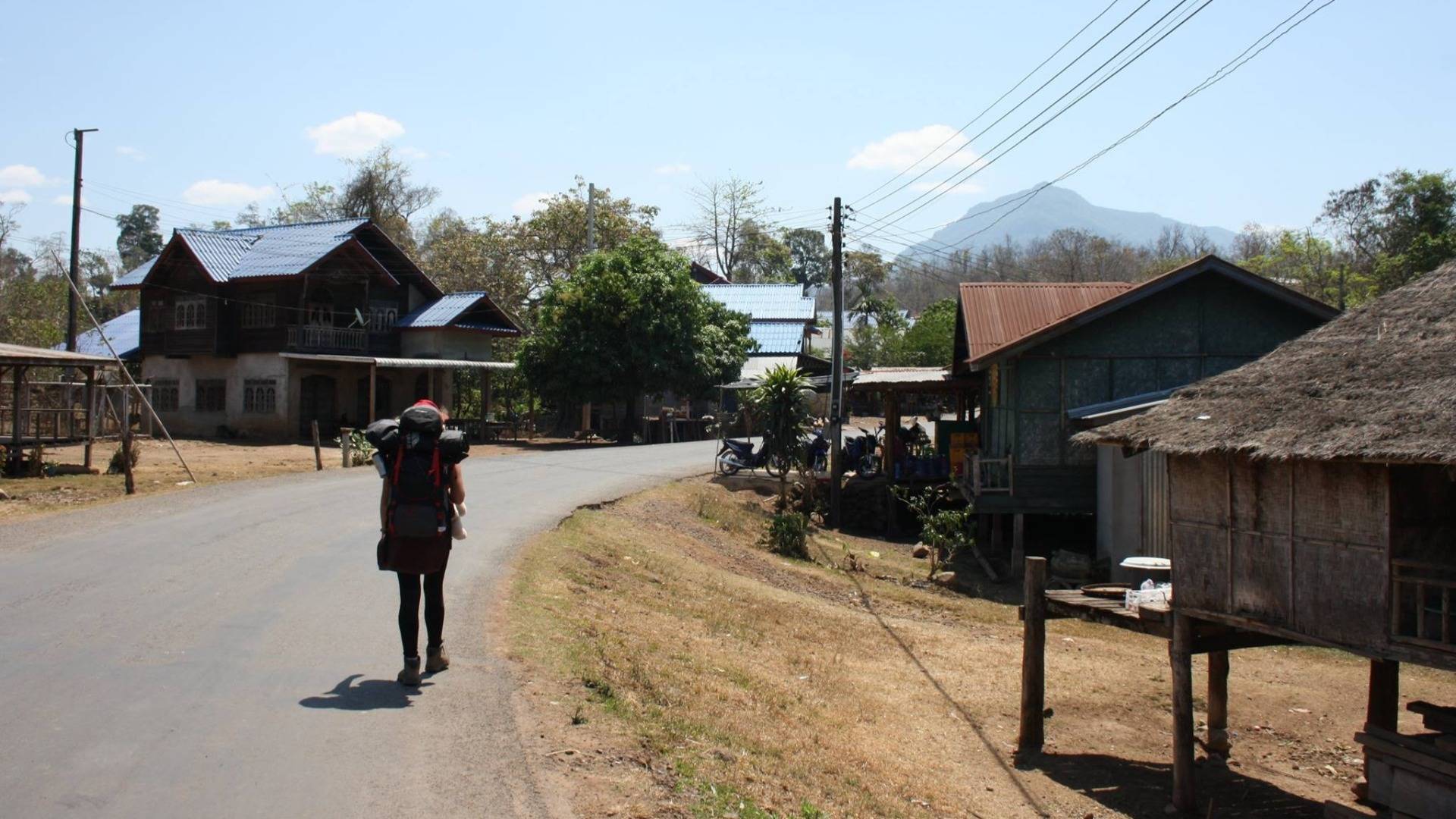 A typical village in South East Asia