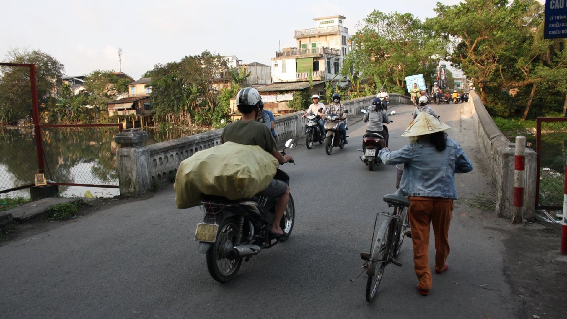 A bridge in Hue, Vietnam