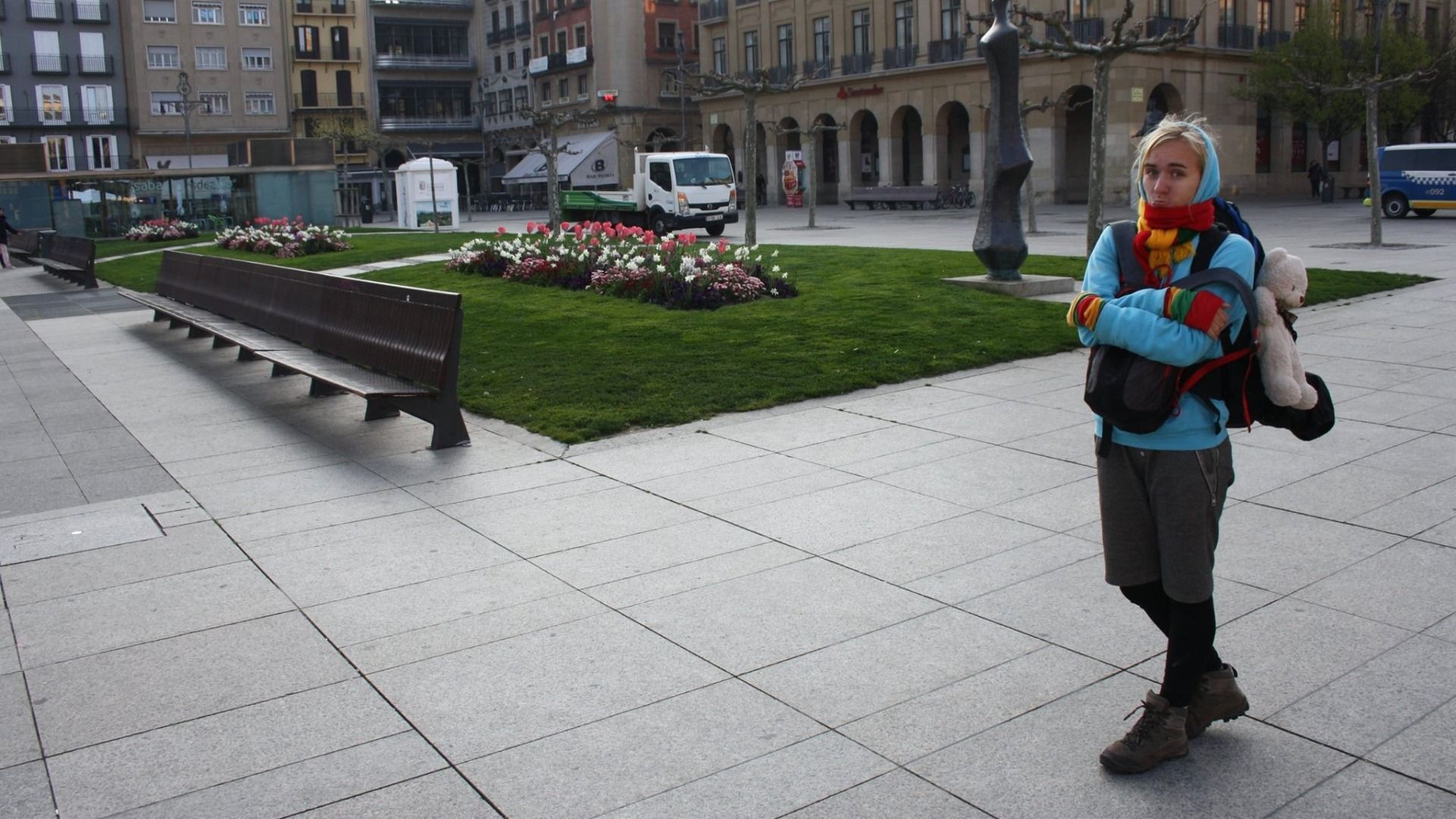 On our way to Pamplona Cathedral