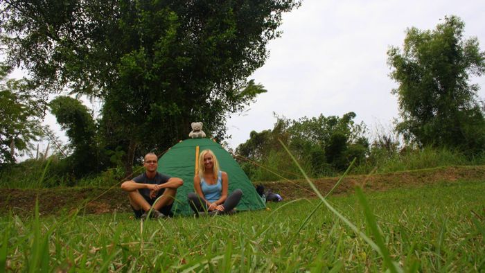 Camping in Vang Vieng
