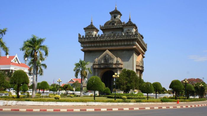 Patuxai Victory Monument, Vientiane, Laos