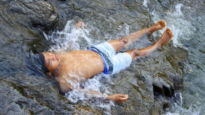 A boy from the Tad Lo village