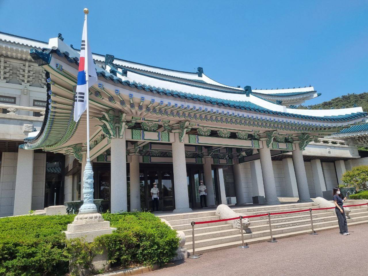 Cheong Wa Dae, a residence of the president of South Korea