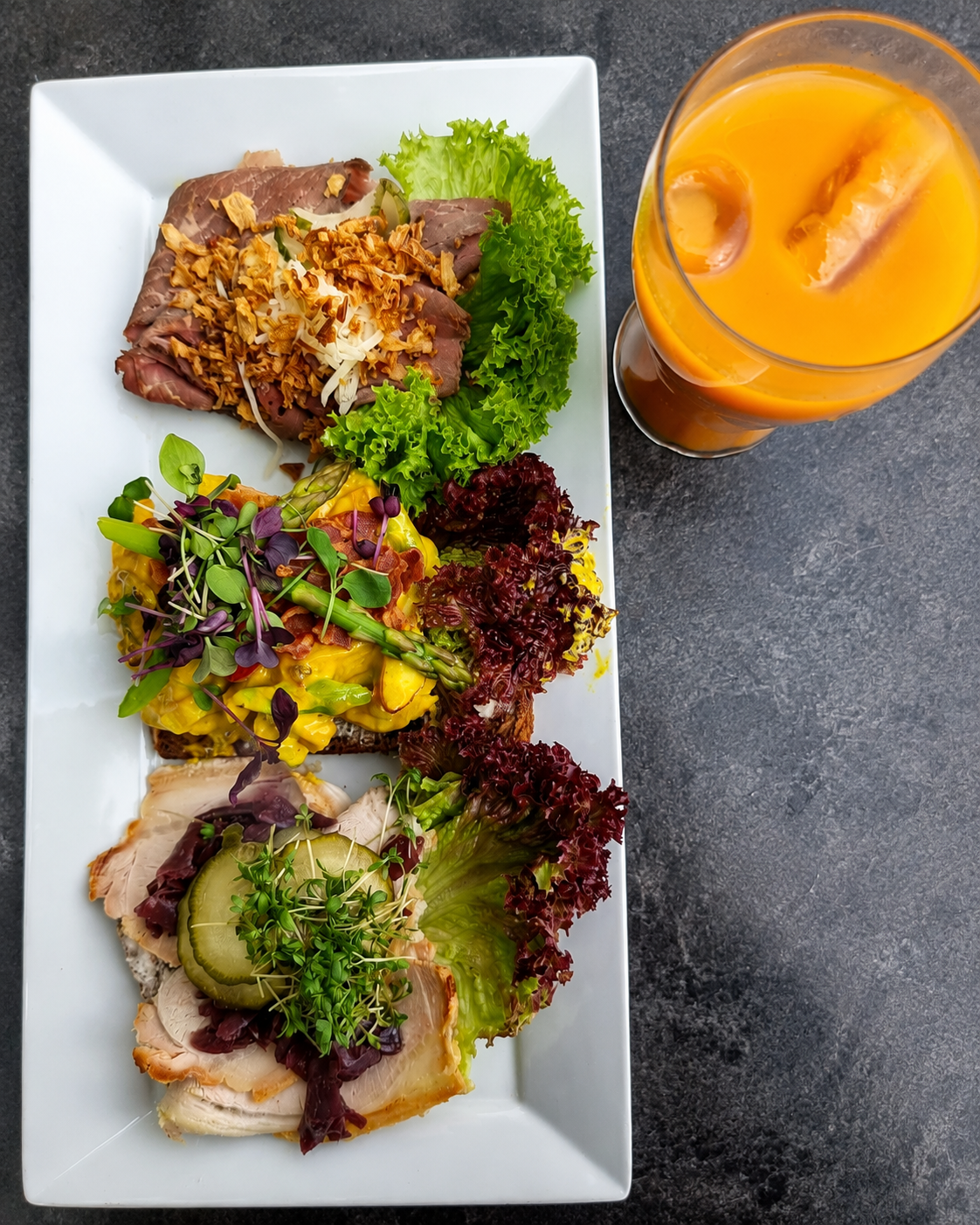 Smørrebrød at the cultural harbour