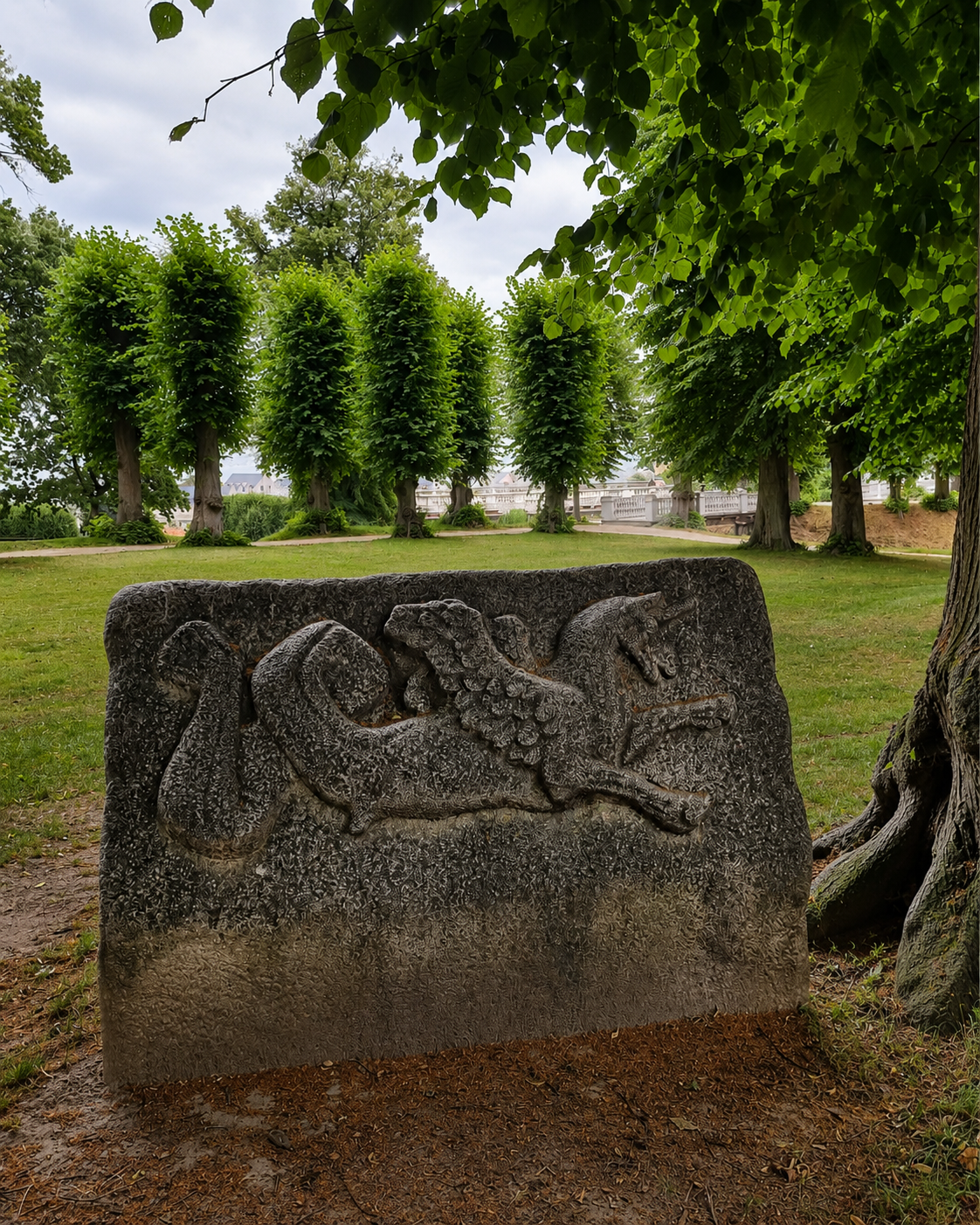 Hamlet’s memorial grave