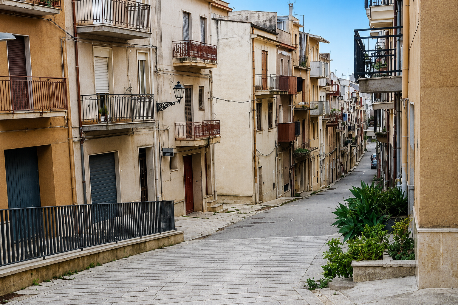 Salemi, where renting one of Italy’s smallest cars suddenly looked like a sophisticated decision.