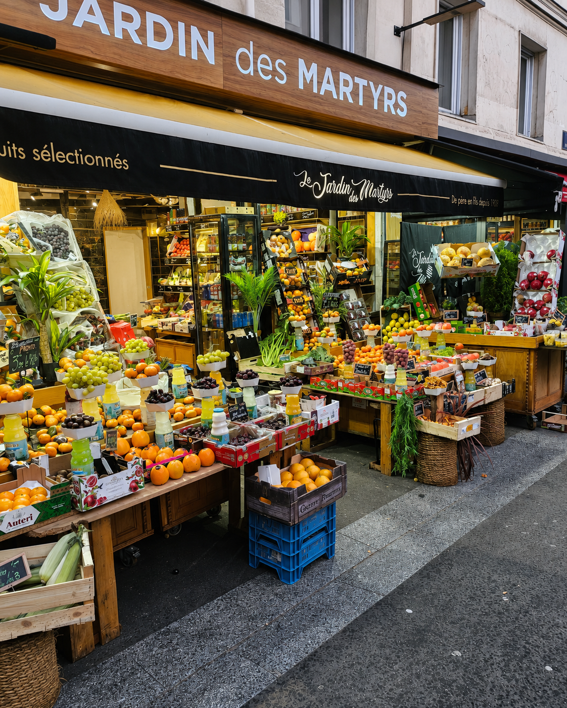 Parisian daily life occasionally displays itself with more confidence than its monuments.